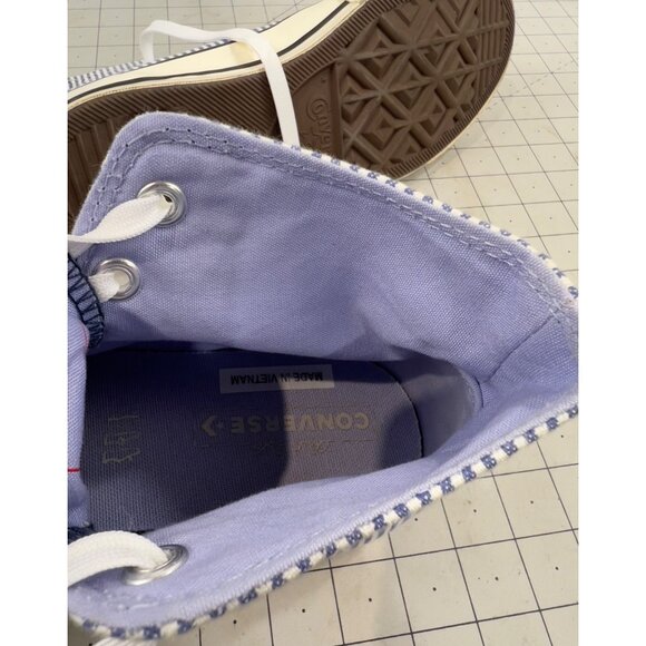 Converse Men's Chuck  Taylor 70 Hi Hickory Stripe Sneakers Blue Ticking Sz. 8.5 - Picture 9 of 12